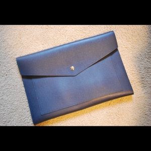 NEW Navy Portfolio Clutch